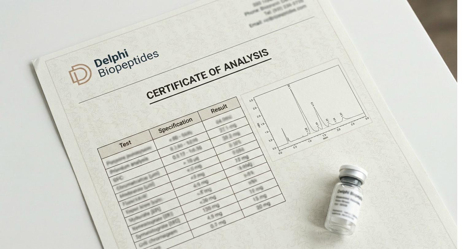 Certificate of Analysis document